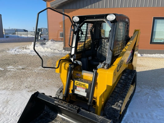 GEHL R105 / RT105 Skid Steer Door - Complete With Handle, Locking Latch/Keys, Hinges, Weather Seal Gasket, & All Nuts/Bolts/Washers