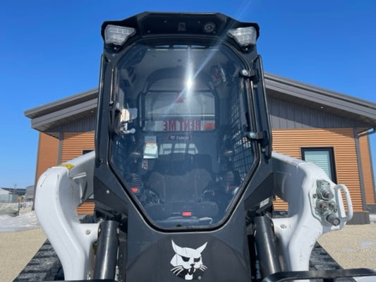 Bobcat R Series Skid Steer Door - Complete With Handle, Locking Latch/Keys, Hinges, Weather Seal Gasket, & All Nuts/Bolts/Washers