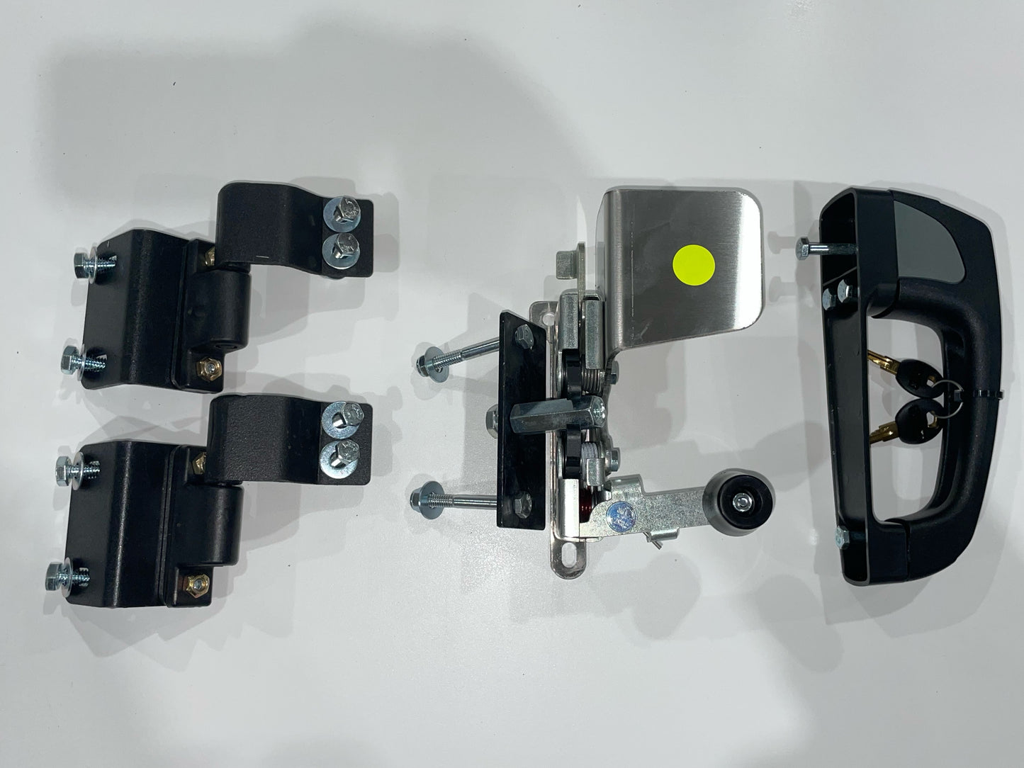 Case 1840 Skid Steer Door - Complete With Handle, Locking Latch/Keys, Hinges, Weather Seal Gasket, & All Nuts/Bolts/Washers