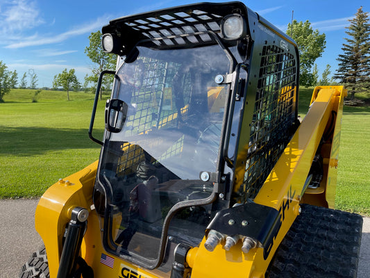 GEHL R135/165 /RT135/165 Series Skid Steer Door - Complete With Handle, Locking Latch/Keys, Hinges, Weather Seal Gasket, & All Nuts/Bolts/Washers