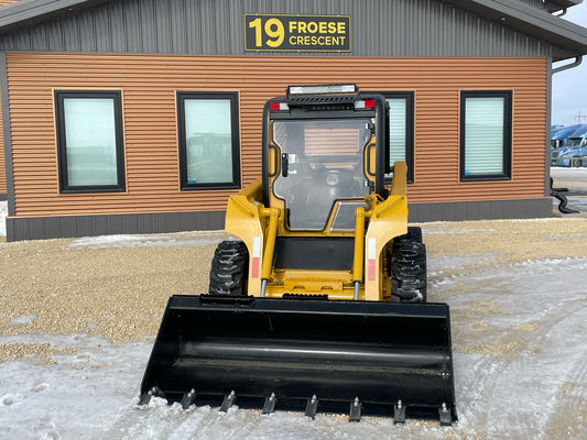 John Deere 240/250/260/270/280/290/300 Series 1 & Series 2 Skid Steer Door - Complete With Handle, Locking Latch/Keys, Hinges, Weather Seal Gasket, & All Nuts/Bolts/Washers