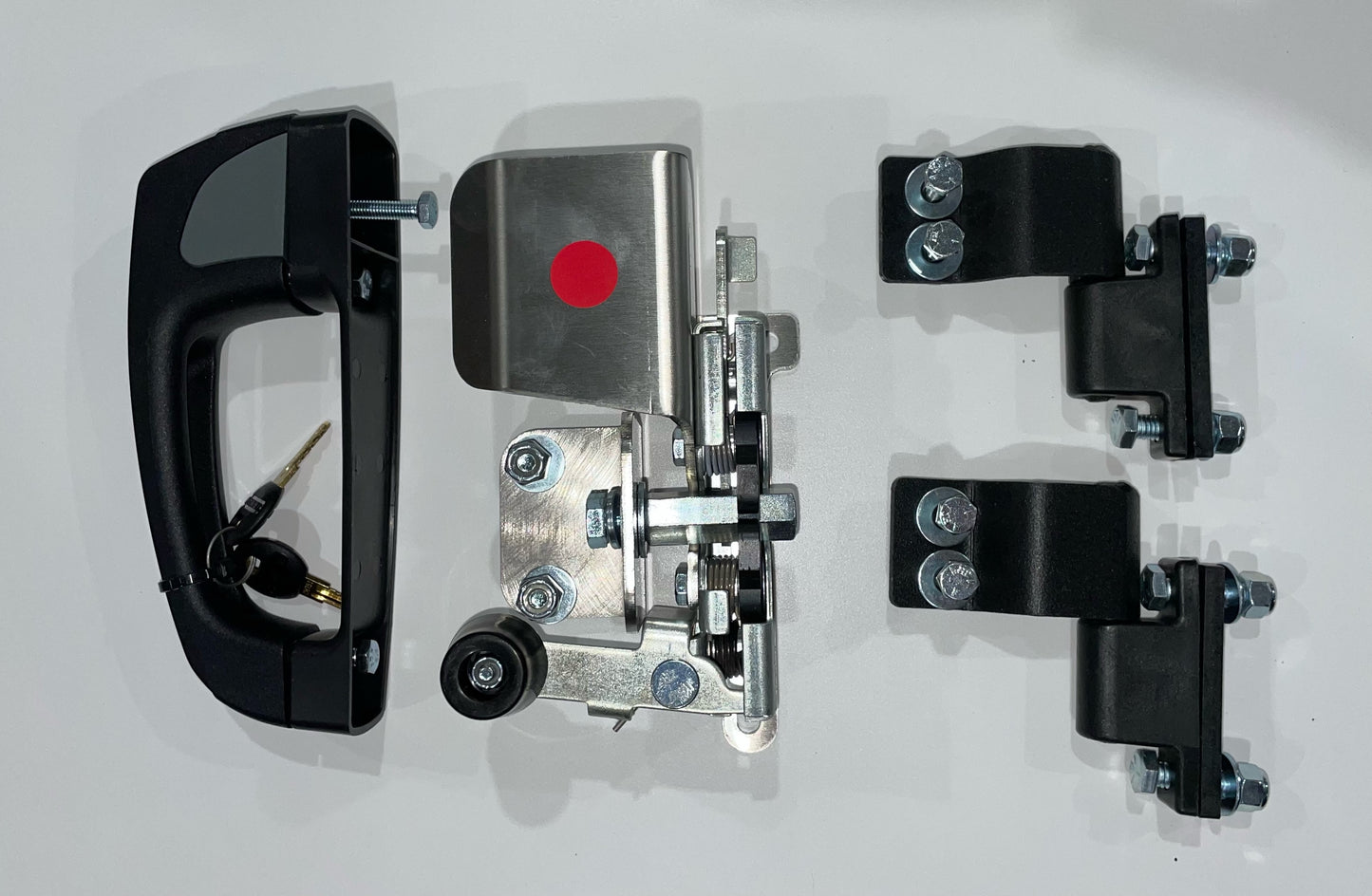 Kubota SVL Skid Steer Door - Complete With Handle, Locking Latch/Keys, Hinges, Weather Seal Gasket, & All Nuts/Bolts/Washers