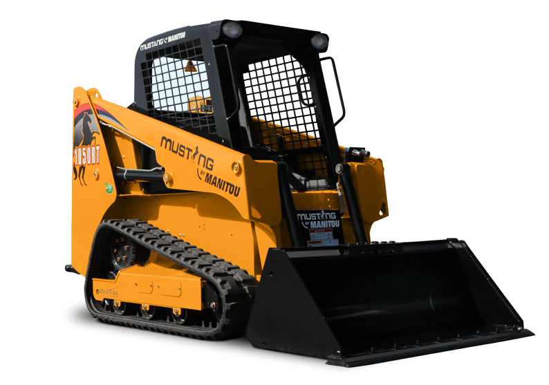 Mustang 1050R / 1050RT Skid Steer Door - Complete With Handle, Locking Latch/Keys, Hinges, Weather Seal Gasket, & All Nuts/Bolts/Washers