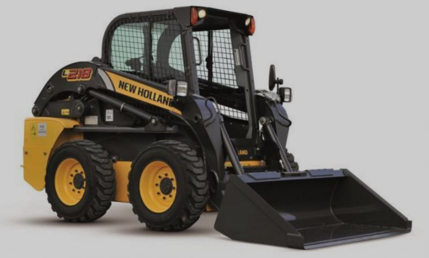 New Holland Alpha Series Skid Steer Door - Complete With Handle, Locking Latch/Keys, Hinges, Weather Seal Gasket, & All Nuts/Bolts/Washers