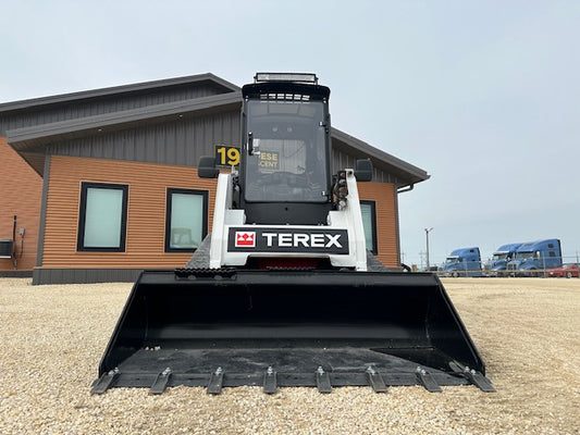 Terex PT 70/80 Skid Steer Door - Complete With Handle, Locking Latch/Keys, Hinges, Weather Seal Gasket, & All Nuts/Bolts/Washers